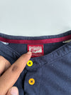 Vintage Onitsuka Tiger Raglan Henley Long Sleeve – Navy/White (M)