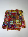 Vintage 90s COOGI Australia “FREE” 3D Graphic Pure Wool Knit Sweater – Made in Australia (XS)