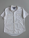 Tommy Hilfiger Two-Pocket Utility Short Sleeve Shirt White (M/L)