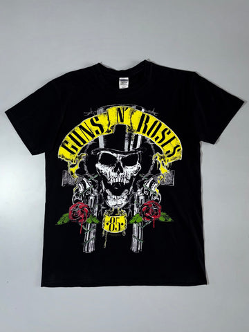 Guns N’ Roses Top Hat Skull Graphic Tee (Gildan Softstyle) (M)