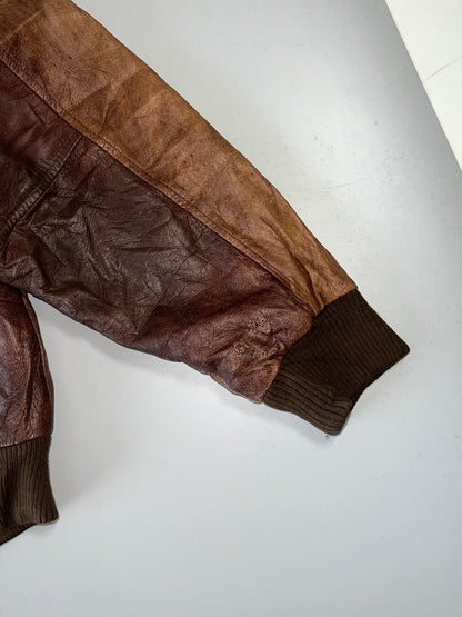 ZSuper Premium Adventure bond Original Leather Jacket (L)