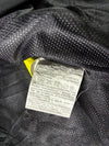Grey & Black Motorcycle Racing Jacket with Neon Green Graphics & Sponsor Logos (3XL)