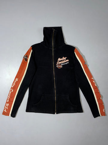 Harley-Davidson Black Zip Collar Jacket Women’s (XS)
