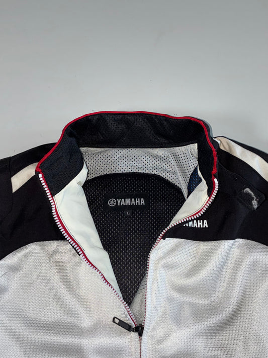 Yamaha Black & White Technical Moto Racing Jacket Padded (M)