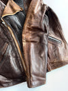 Vintage Horsehide Leather Jacket  (M)