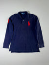 Polo Ralph Lauren | Big Pony Long Sleeve Polo Navy | (L)
