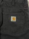 Carhartt Black Straight-Leg Workwear Pants (W:34) (L:41)