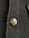 Sexpot Revenge Y2K Black Snakeskin Trim Lace-Up Shirt won’t Women’s (S)