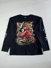 Rock Chang Samurai Dragon Graphic Long Sleeve Tee (2XL)