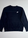 Nike Sportswear Club Fleece Crewneck Sweatshirt – Black (XL)