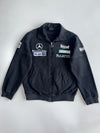 McLaren F1 x Mercedes-Benz x West | Vintage Racing Sweatshirt Jacket | Faded Black | (M)