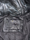 Borsetta Black Genuine Leather Hooded Biker Jacket – Asymmetric Zip Women’s (XS)
