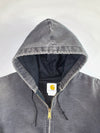 Carhartt Faded Grey Hooded Work Jacket (XL/2XL)