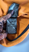 The North Face Denali Fleece Full-Zip Jacket — Amber Orange / Black (M)