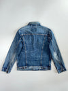 Levi’s 72334 Original Riveted Heavily Washed Faded Indigo Button-Up Trucker Denim Jacket (L)