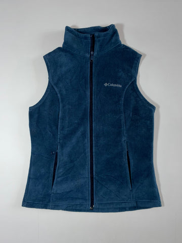 Columbia Fleece Zip Vest – Navy Blue Women’s  (S)