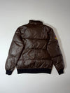 5th Street Vintage Glossy Hooded Puffer Jacket – (M)