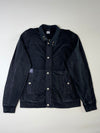 C.P. Company Black Snap Zip Jacket – Knit Collar (XL)
