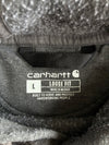 Carhartt Logo Pullover Hoodie Grey Loose Fit (2XL)