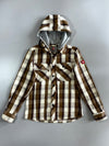 Engelbert Strauss Flannel (Detechable Hood) Hooded Shirt Jacket (M/L)