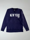 Under Armour x MLB New York Yankees Crewneck Sweatshirt Navy, (S)