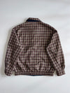 Jaguar Reversible Plaid & Navy Harrington Jacket (M/L)