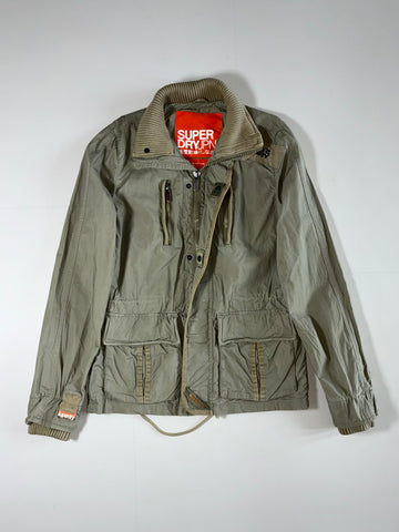 Superdry JPN Military Field Jacket – Olive Green (M)