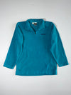 Vintage Nike Spellout Quarter-Zip Fleece – Teal (M)