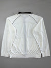 Vintage Champion White Brown Collar Zip-Up (2XL/3XL)