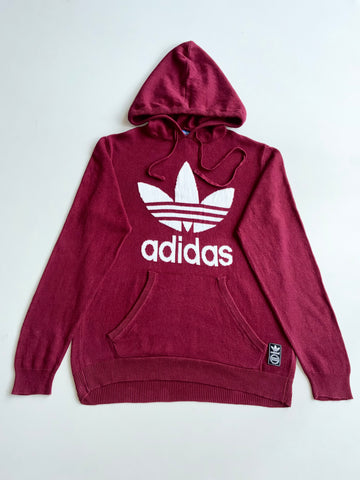Adidas Originals Big Trefoil Knit Hoodie – (L)