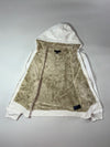 Tommy Hilfiger Sherpa Full-Zip Hoodie – Cream  Have Fur inside (XL)