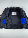 Bering Motorcycle Racing Jacket – Black / White – Reflective Padded (XL)