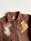 Ed Hardy Geisha Graphic Zip-Up Jacket (L)