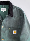 Vintage Carhartt WIP “OG Chore Chromo Coat” Hunter Green Hard cotton (L)