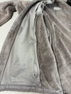 The North Face Grey High-Pile Fleece Full-Zip Jacket (M/L)