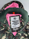 Superdry Windcheater Jacket | Camo Green Pink Lining | Japan Edition (L)