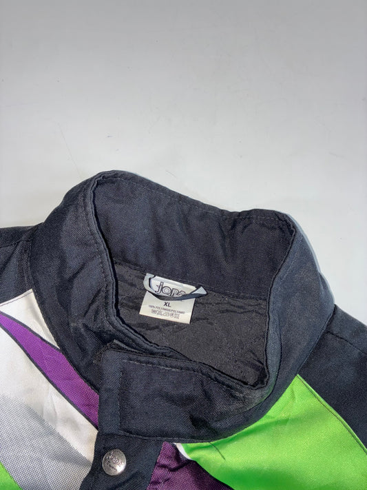 Vintage 90s Jopa x Kawasaki Racing Jacket Black Green( XL)