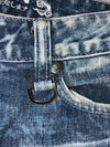 Big Train | Y2K Bleach Wash Straight Jeans (W:34) (L:43)