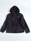 The North Face Black High Pile Fleece Hooded Zip Jacket (L)