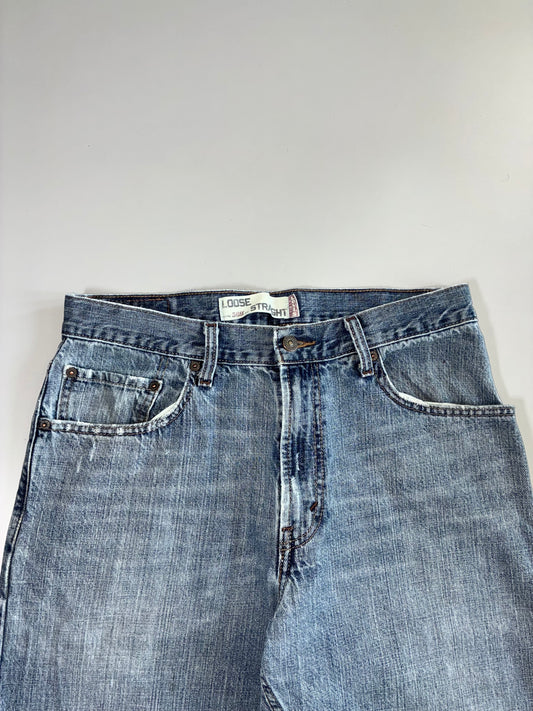 Vintage Levis 569 Loose Straight Fit Premium Denim Jeans (W:32 |L:39)