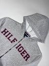 Tommy Hilfiger Spellout Sherpa Lined Zip Hoodie – Grey  (S)