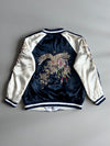 Opening Ceremony | Crane Embroidered Souvenir Jacket | Navy/White (S)