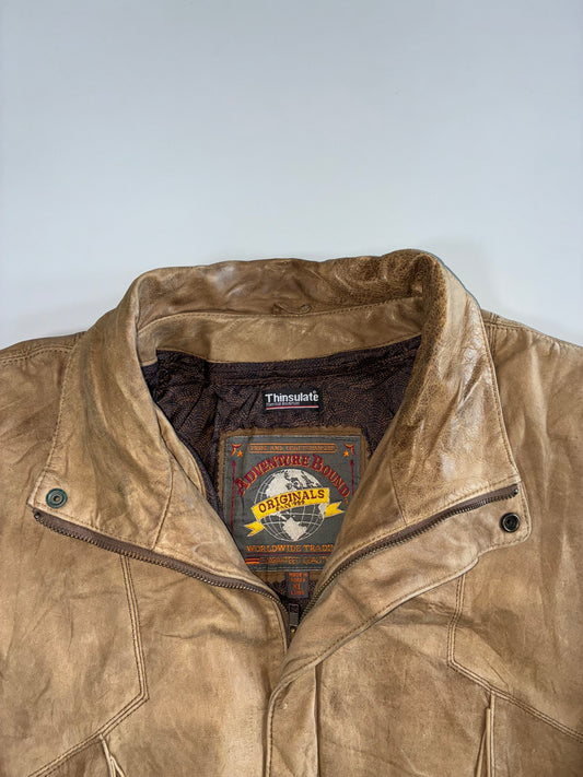 Adventure Bound Premium Original Leather Jacket (XL)