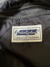 Distressed Grey Leather Utility Vest (XL)