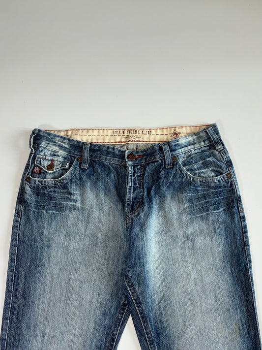 Blue Tribe Ltd Faded Bootcut Jeans (W:38|L:43)