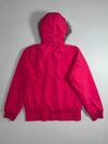 Adidas Hot Pink Faux Fur Hood Bomber Jacket (M)