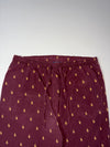 Polo Ralph Lauren Maroon All-Over Pony Print Lounge Pants (W:34) (L:42)