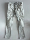 Gms Grey Stonewash Skinny (Padded) Racing/Biker Jeans (W:36|L:44)