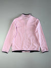 Polo Ralph Lauren Pink Full-Zip Jacket with Navy Collar and Pony Logo (XS)