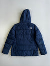 The North Face Women’s 550-Fill Down Quilted Hooded Puffer Winter Jacket Navy Woman (L/XL)